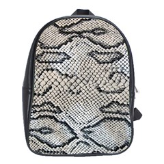 Snake Leather School Bag (xl) by skindeep