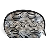 Snake Leather Accessory Pouch (Large) Front