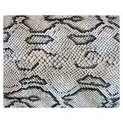 Snake Leather Double Sided Flano Blanket (medium)  by skindeep