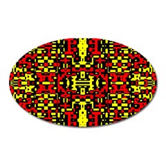 Rby 69 Oval Magnet by ArtworkByPatrick