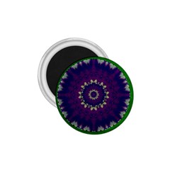 Mandala In Leaves,on Beautiful Leaves In Bohemian Style 1 75  Magnets by pepitasart