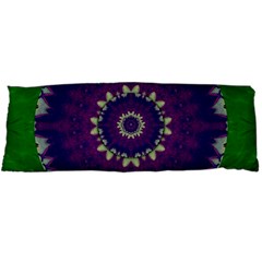 Mandala In Leaves,on Beautiful Leaves In Bohemian Style Body Pillow Case Dakimakura (two Sides) by pepitasart