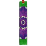 Mandala In Leaves,on Beautiful Leaves In Bohemian Style Large Book Marks Front