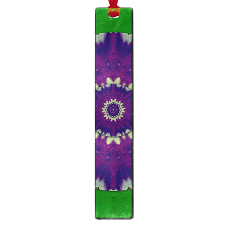 Mandala In Leaves,on Beautiful Leaves In Bohemian Style Large Book Marks