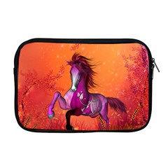 Wonderful Fantasy Horse In A Autumn Landscape Apple Macbook Pro 17  Zipper Case by FantasyWorld7