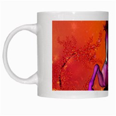 Wonderful Fantasy Horse In A Autumn Landscape White Mugs by FantasyWorld7