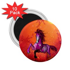 Wonderful Fantasy Horse In A Autumn Landscape 2 25  Magnets (10 Pack) 