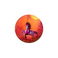 Wonderful Fantasy Horse In A Autumn Landscape Golf Ball Marker by FantasyWorld7