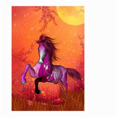 Wonderful Fantasy Horse In A Autumn Landscape Small Garden Flag (two Sides) by FantasyWorld7