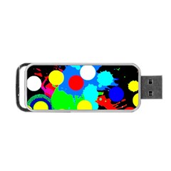 Spots 2222 Black Portable Usb Flash (one Side) by impacteesstreetwearsix