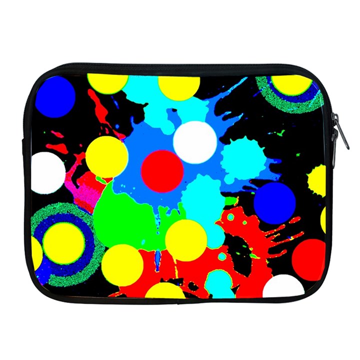 Spots 2222 Black Apple iPad 2/3/4 Zipper Cases