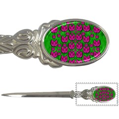 Sweet Flower Cats  In Nature Style Letter Opener by pepitasart