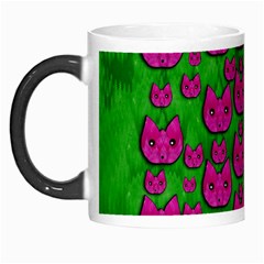 Sweet Flower Cats  In Nature Style Morph Mugs by pepitasart