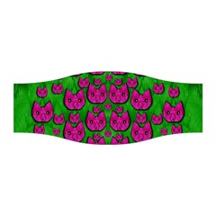 Sweet Flower Cats  In Nature Style Stretchable Headband by pepitasart