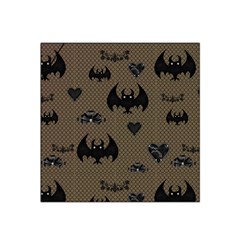 Cute Bat With Hearts Satin Bandana Scarf by FantasyWorld7