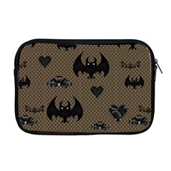 Cute Bat With Hearts Apple Macbook Pro 17  Zipper Case by FantasyWorld7