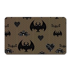 Cute Bat With Hearts Magnet (rectangular) by FantasyWorld7