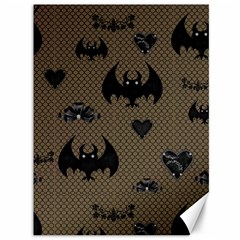 Cute Bat With Hearts Canvas 36  X 48  by FantasyWorld7