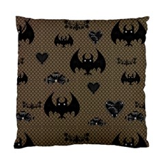 Cute Bat With Hearts Standard Cushion Case (one Side) by FantasyWorld7