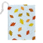 Every Leaf Drawstring Pouch (4XL) Back