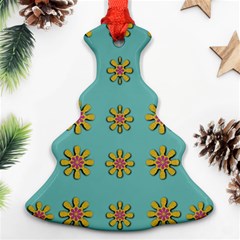 Fantasy Fauna Floral In Sweet Green Ornament (Christmas Tree) 