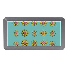 Fantasy Fauna Floral In Sweet Green Memory Card Reader (Mini)