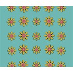 Fantasy Fauna Floral In Sweet Green Deluxe Canvas 14  x 11  (Stretched) 14  x 11  x 1.5  Stretched Canvas