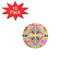 Floral 1  Mini Magnet (10 Pack) 