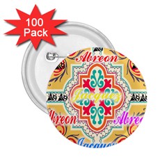 Floral 2 25  Buttons (100 Pack) 