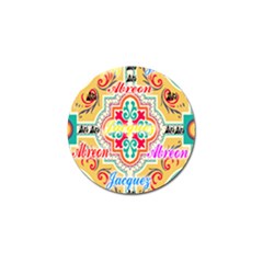 Floral Golf Ball Marker (4 Pack)