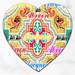 Floral Jigsaw Puzzle (heart)