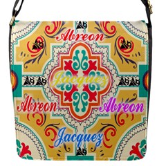 Floral Flap Closure Messenger Bag (s) by ABjCompany