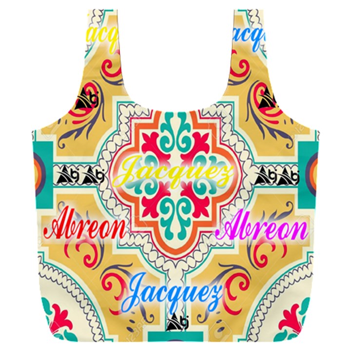 Floral Full Print Recycle Bag (XXL)