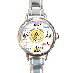 Lux2 Round Italian Charm Watch by ABjCompany