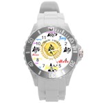 Lux2 Round Plastic Sport Watch (L) Front