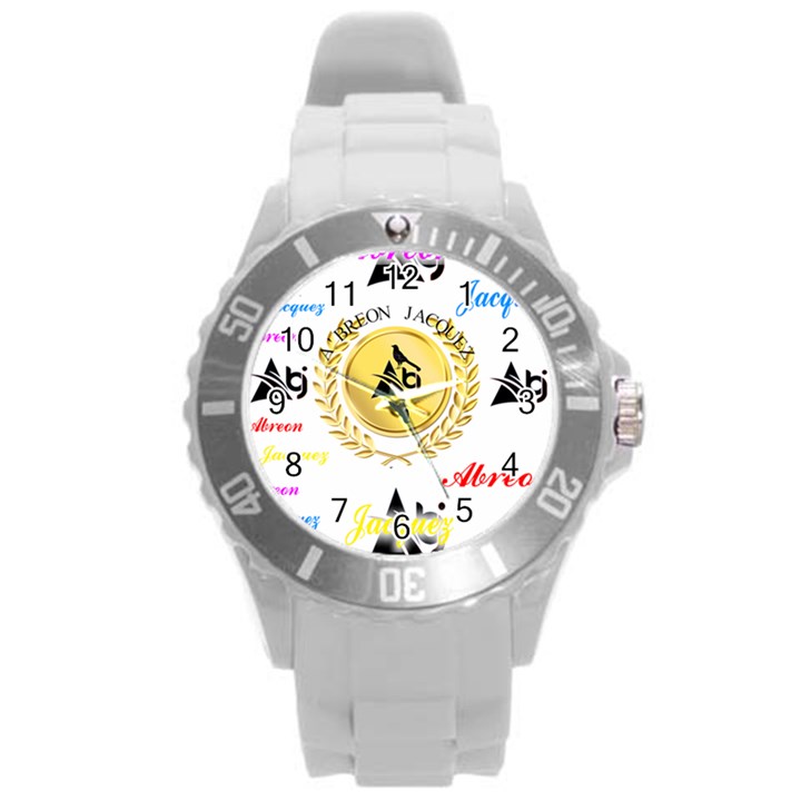 Lux2 Round Plastic Sport Watch (L)