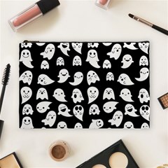 Cute Kawaii Ghost Pattern Cosmetic Bag (large) by Valentinaart