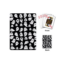 Cute Kawaii Ghost Pattern Playing Cards Single Design (mini) by Valentinaart