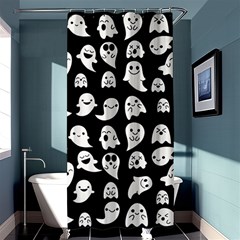 Cute Kawaii Ghost Pattern Shower Curtain 36  X 72  (stall)  by Valentinaart