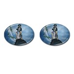 Wonderful Fantasy Women Cufflinks (Oval) Front(Pair)