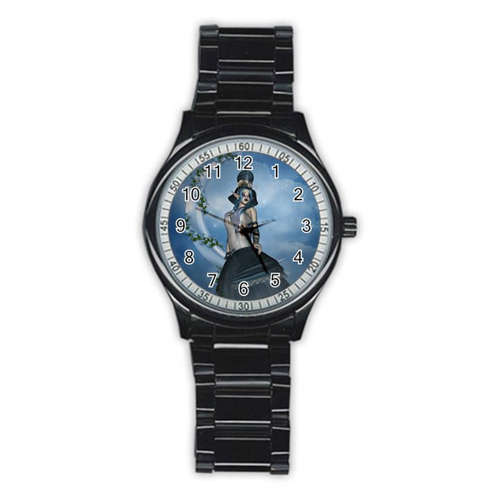 Wonderful Fantasy Women Stainless Steel Round Watch