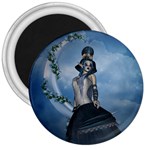 Wonderful Fantasy Women 3  Magnets Front