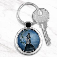 Wonderful Fantasy Women Key Chain (round) by FantasyWorld7