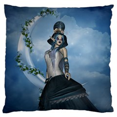 Wonderful Fantasy Women Large Flano Cushion Case (one Side) by FantasyWorld7