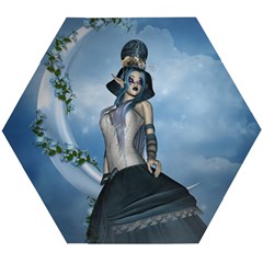 Wonderful Fantasy Women Wooden Puzzle Hexagon by FantasyWorld7