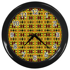 Rby-100 Wall Clock (black) by ArtworkByPatrick