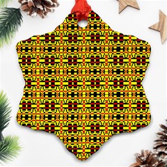 Rby-100 Snowflake Ornament (two Sides) by ArtworkByPatrick