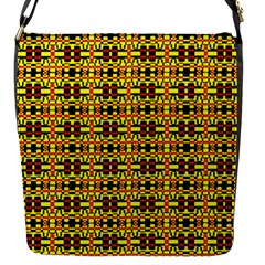 Rby-100 Flap Closure Messenger Bag (s) by ArtworkByPatrick