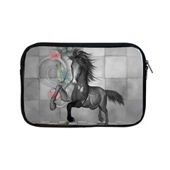 Wonderful Black And White Horse Apple iPad Mini Zipper Cases