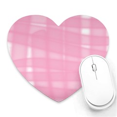 Pink Ribbon Heart Mousepads by snowwhitegirl